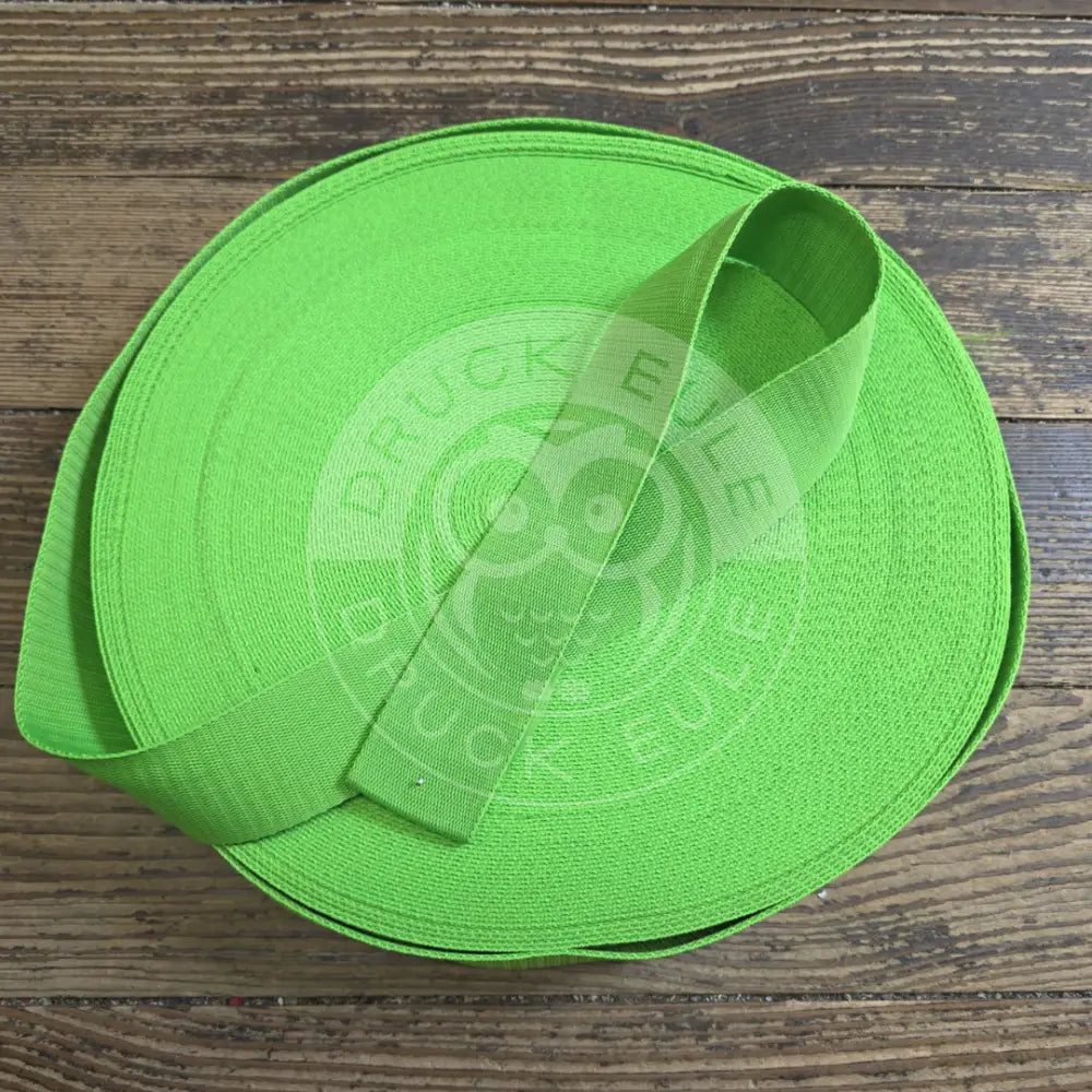 Gurtband 20mm Breite neon grün