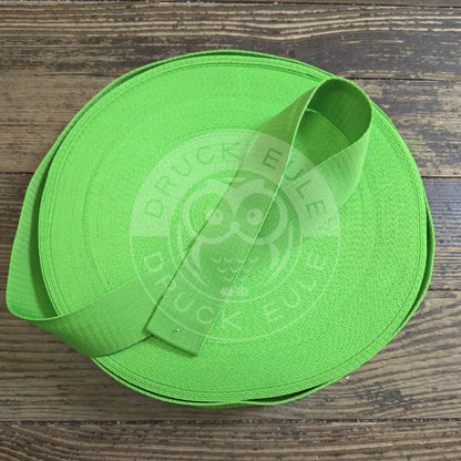 Gurtband 20mm Breite neon grün
