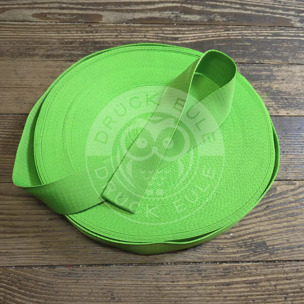 Gurtband 40mm Breite neon grün