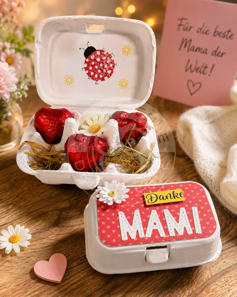 Mini Eierschachtel - weiss