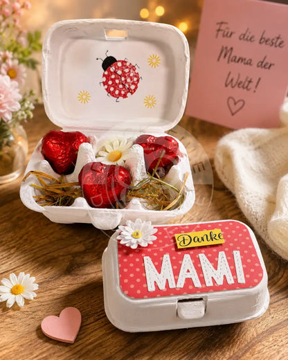 Mini Eierschachtel - weiss