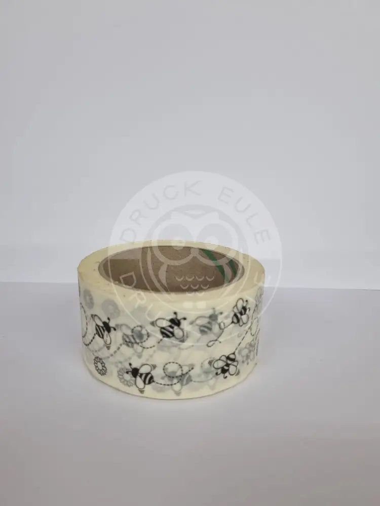 Papierklebeband weiss Bienen rubon
