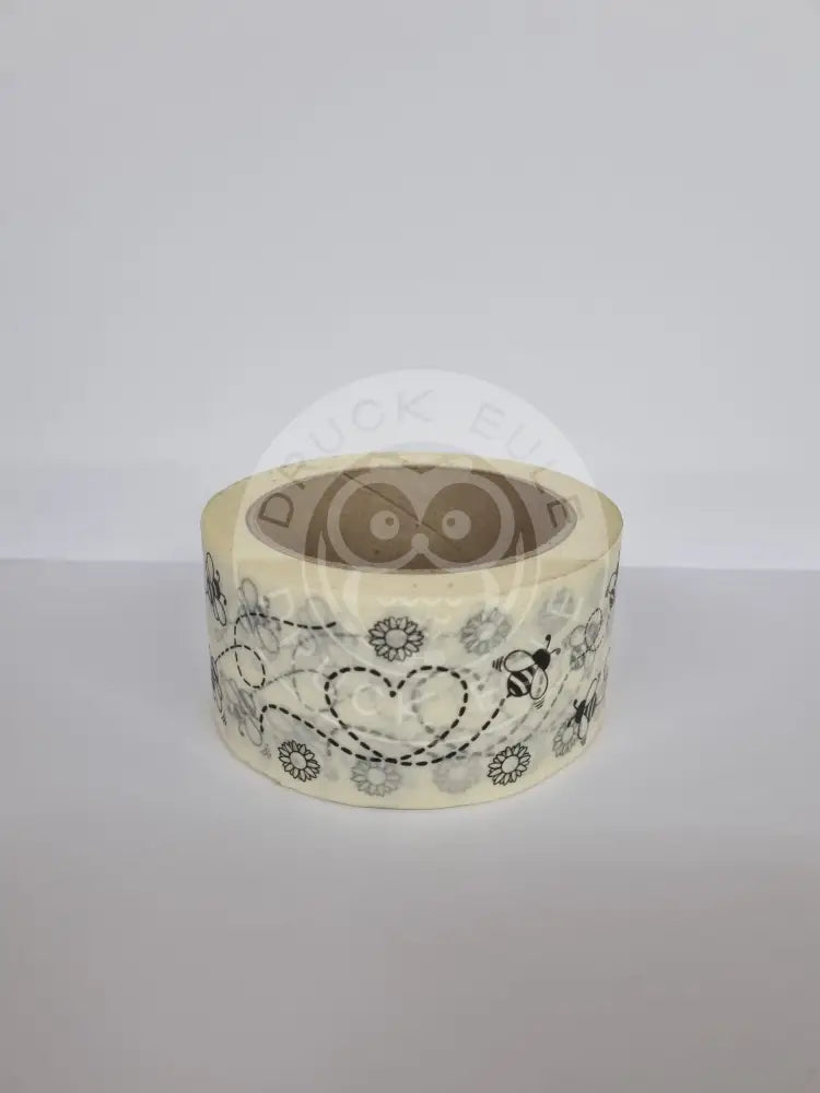 Papierklebeband weiss Bienen rubon