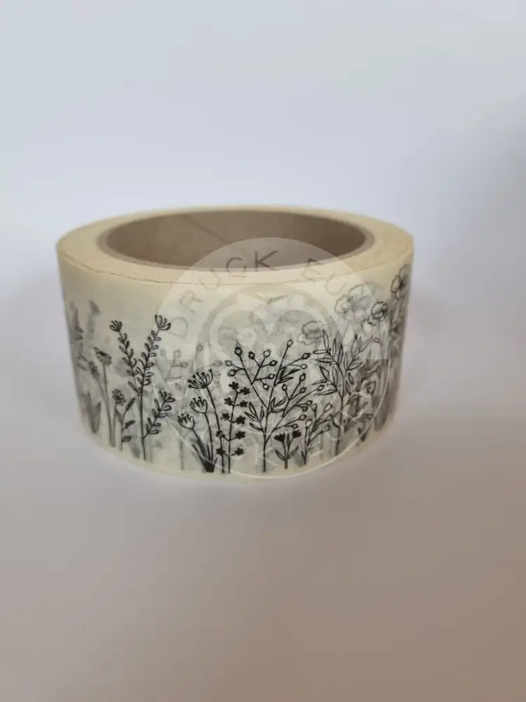 Papierklebeband weiss Blumenwiese rubon