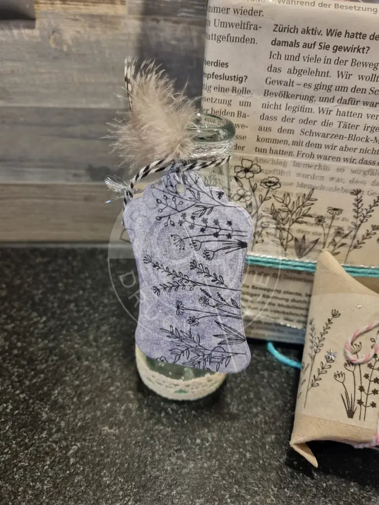 Papierklebeband weiss Blumenwiese rubon