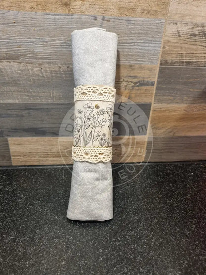 Papierklebeband weiss Blumenwiese rubon