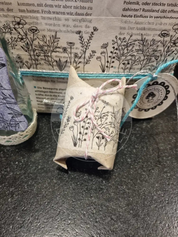 Papierklebeband weiss Blumenwiese rubon