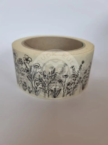 Papierklebeband weiss Blumenwiese rubon