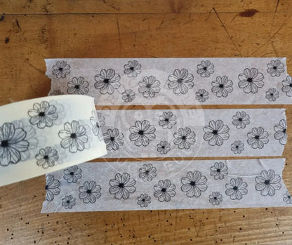 Papierklebeband weiss Blumenzauber Papierklebeband