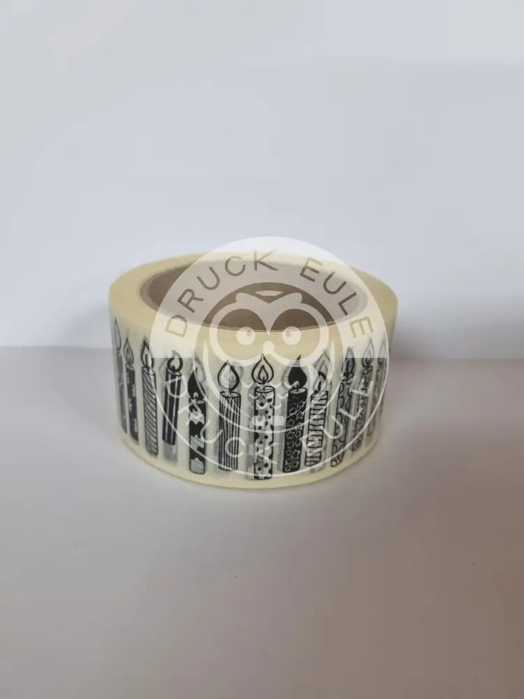 Papierklebeband weiss Kerzen Papierklebeband