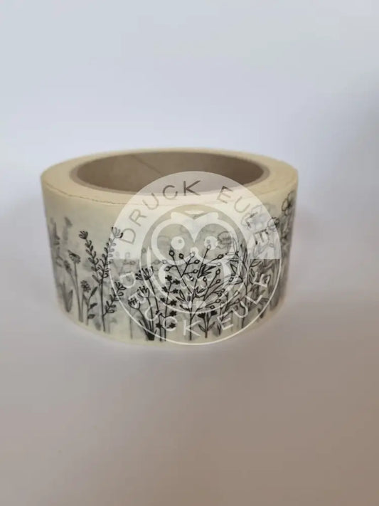 Papierklebeband weiss Blumenwiese rubon