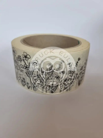Papierklebeband weiss Blumenwiese rubon