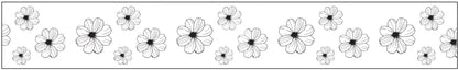Papierklebeband weiss Blumenzauber rubon