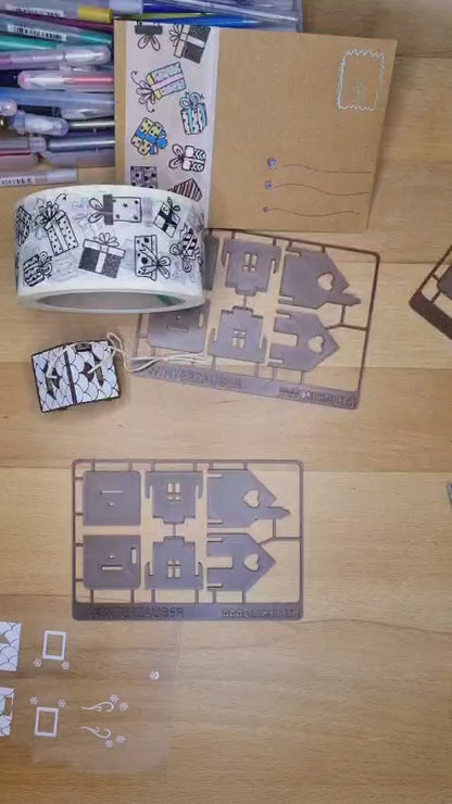 3D-Druck Postkarte Lebkuchenhaus