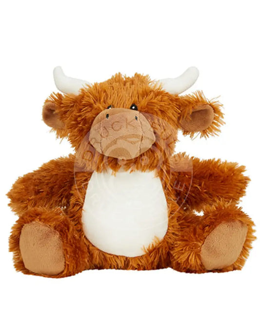 Print Me Highland cow brown