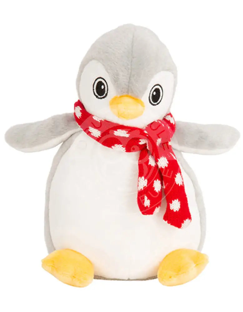 Print Me Penguin grey white
