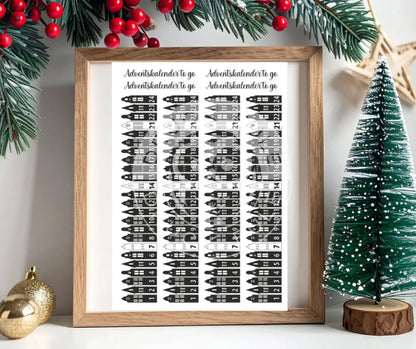 Rubon Bogen Adventskalender 2 (A3 Bogen) rubon