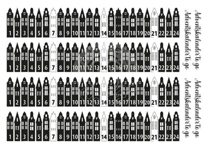 Rubon Bogen Adventskalender 2 (A3 Bogen) rubon