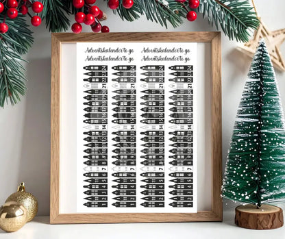 Rubon Bogen Adventskalender 2 (A3 Bogen) rubon