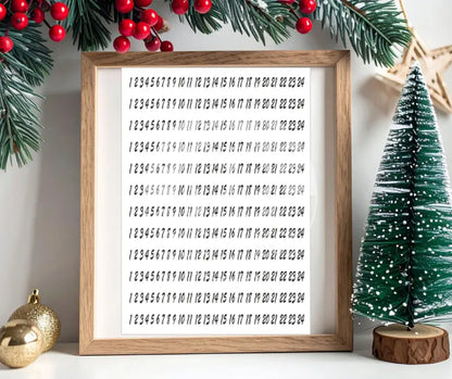 Rubon Bogen Adventszahlen 1 rubon