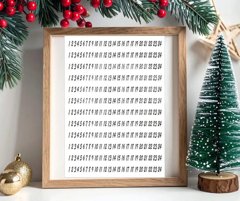 Rubon Bogen Adventszahlen 1 rubon