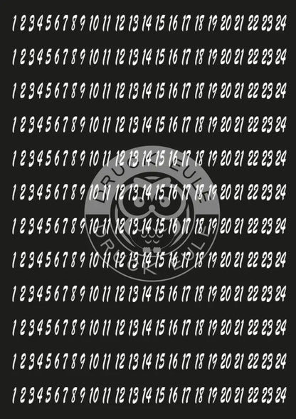 Rubon Bogen Adventszahlen 1 weiss rubon