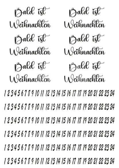 Rubon Bogen Bald ist Weihnachten 2 rubon