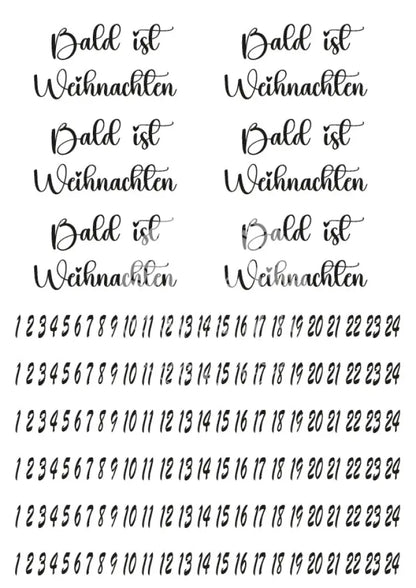 Rubon Bogen Bald ist Weihnachten 2 rubon