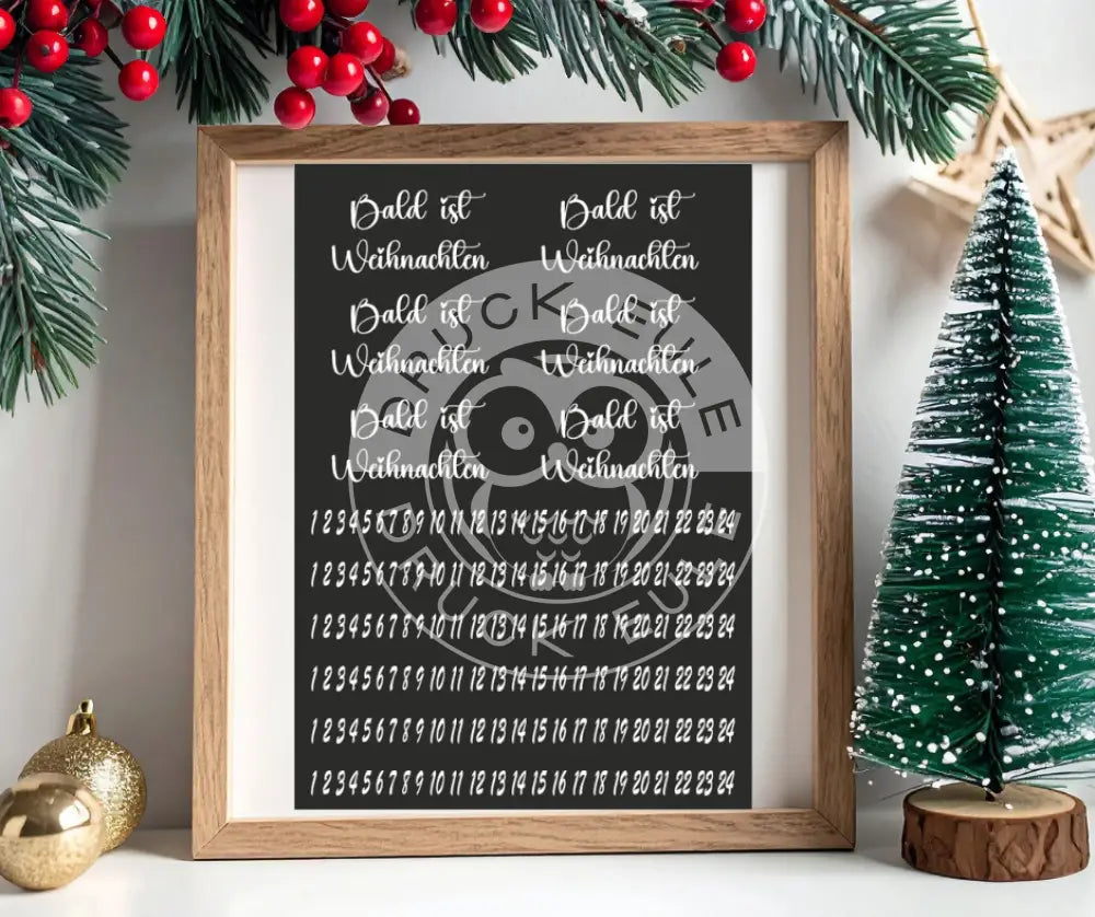 Rubon Bogen Bald ist Weihnachten 2 weiss rubon