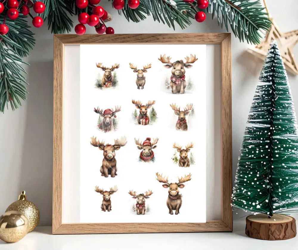 Rubon Bogen Christmas Moose rubon