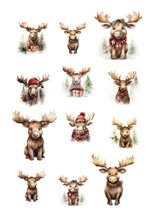 Rubon Bogen Christmas Moose rubon