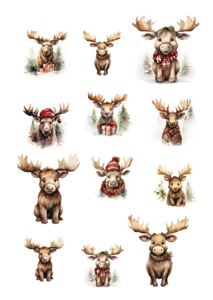 Rubon Bogen Christmas Moose rubon