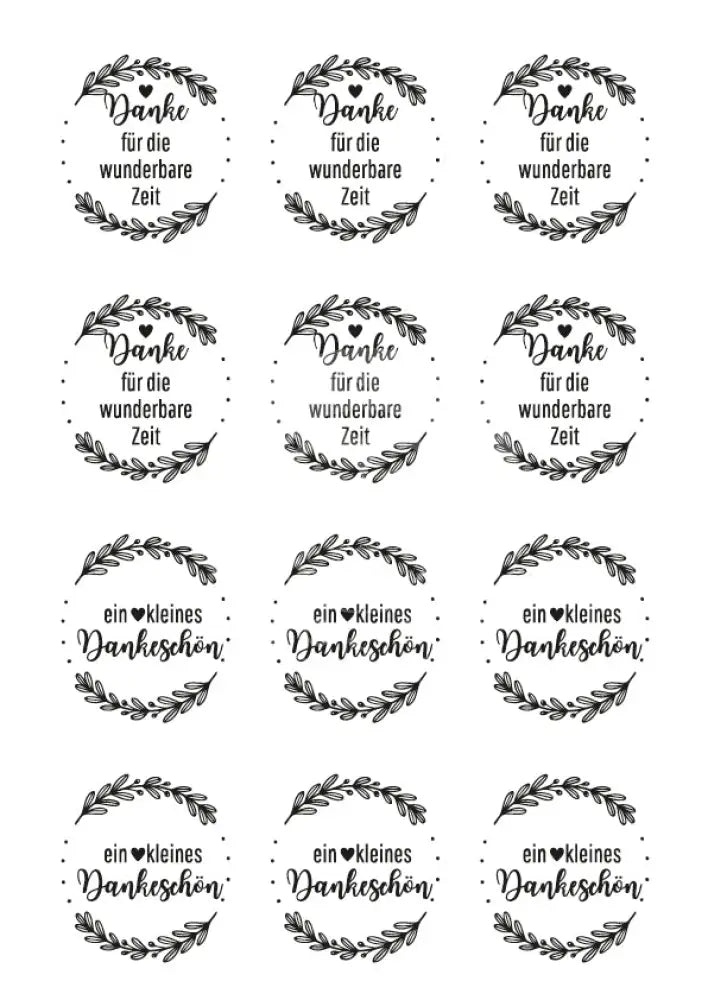 Rubon Bogen Danke 2 rubon