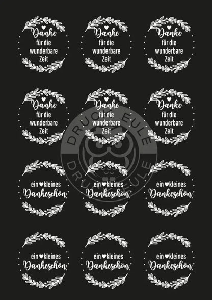 Rubon Bogen Danke 2 weiss rubon