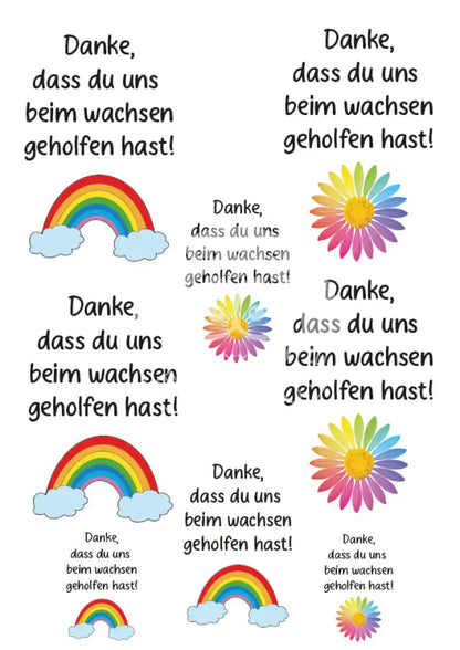 Rubon Bogen Danke wachsen 1 rubon