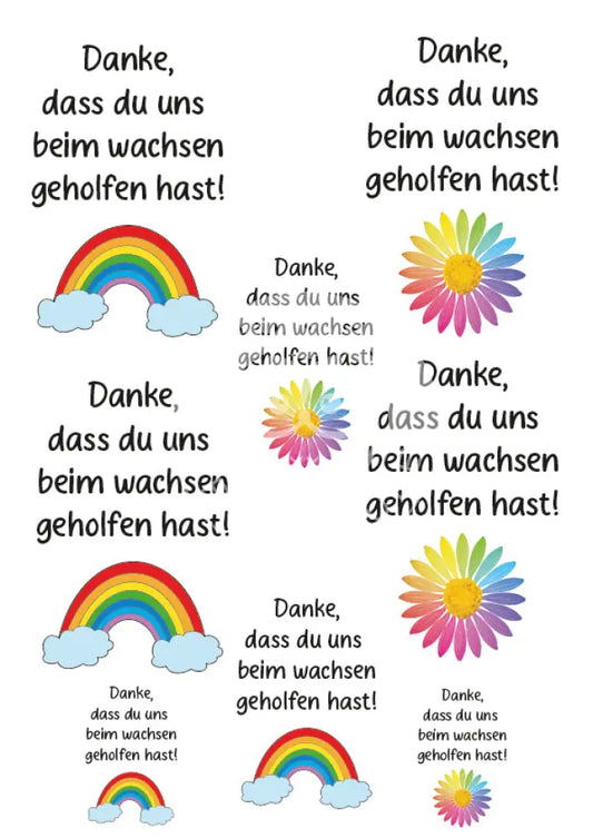 Rubon Bogen Danke wachsen 1 rubon