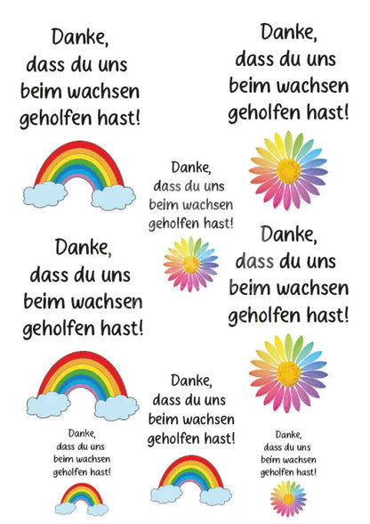 Rubon Bogen Danke wachsen 1 rubon