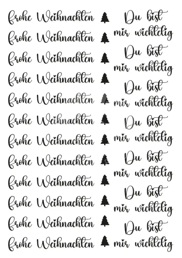 Rubon Bogen Frohe Weihnachten 2 rubon