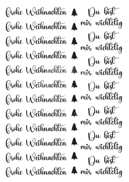 Rubon Bogen Frohe Weihnachten 2 rubon