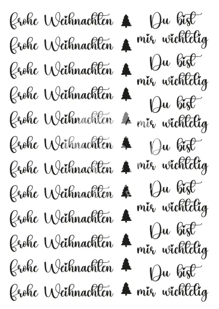 Rubon Bogen Frohe Weihnachten 2 rubon