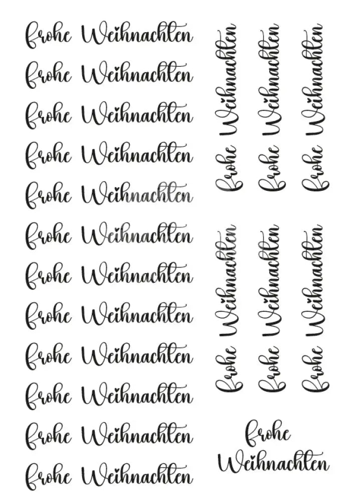 Rubon Bogen Frohe Weihnachten 3 rubon