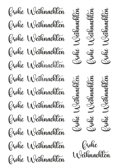 Rubon Bogen Frohe Weihnachten 3 rubon