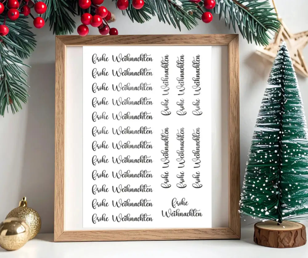 Rubon Bogen Frohe Weihnachten 3 rubon