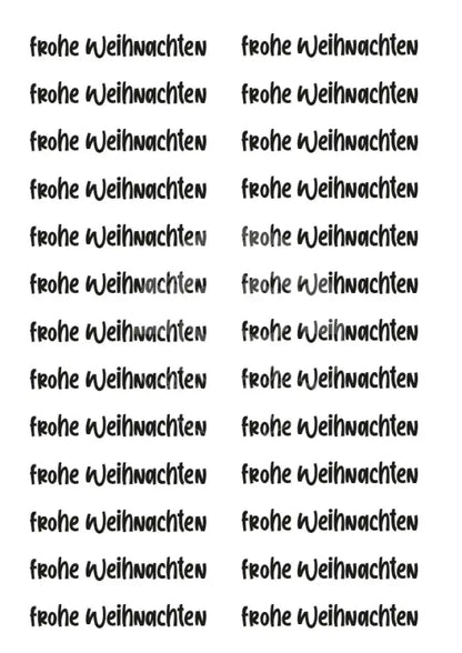 Rubon Bogen Frohe Weihnachten 4 rubon