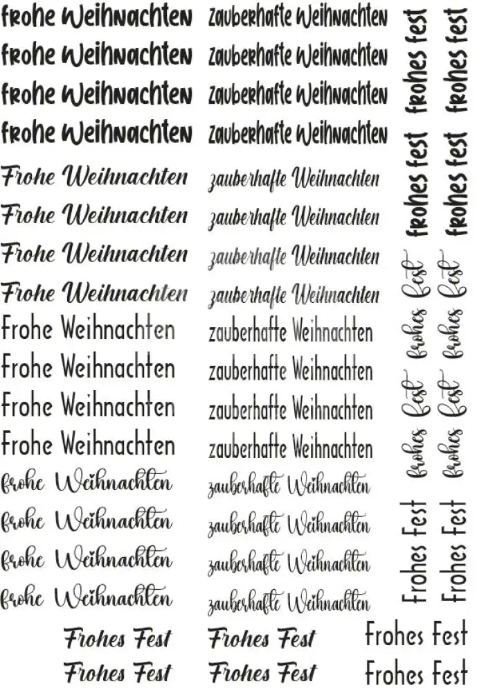 Rubon Bogen Frohe Weihnachten Text Rubon