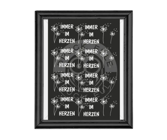 Rubon Bogen Immer im Herzen weiss rubon