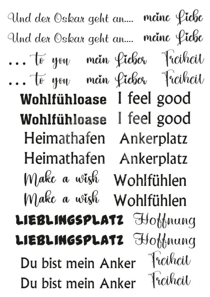 Rubon Bogen Klötzli Sprüche 1 - rubon