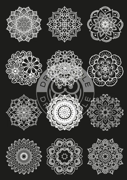 Rubon Bogen Mandala 1 weiss rubon