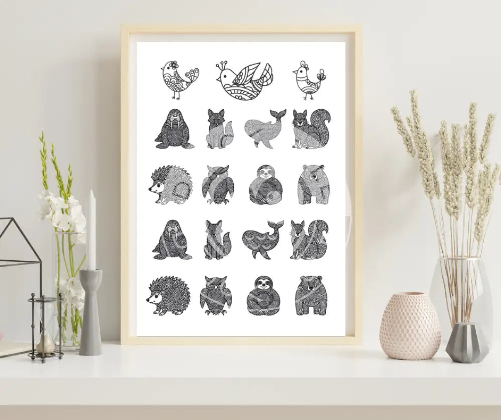 Rubon Bogen Mandala Tiere 1 rubon