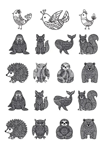 Rubon Bogen Mandala Tiere 1 rubon